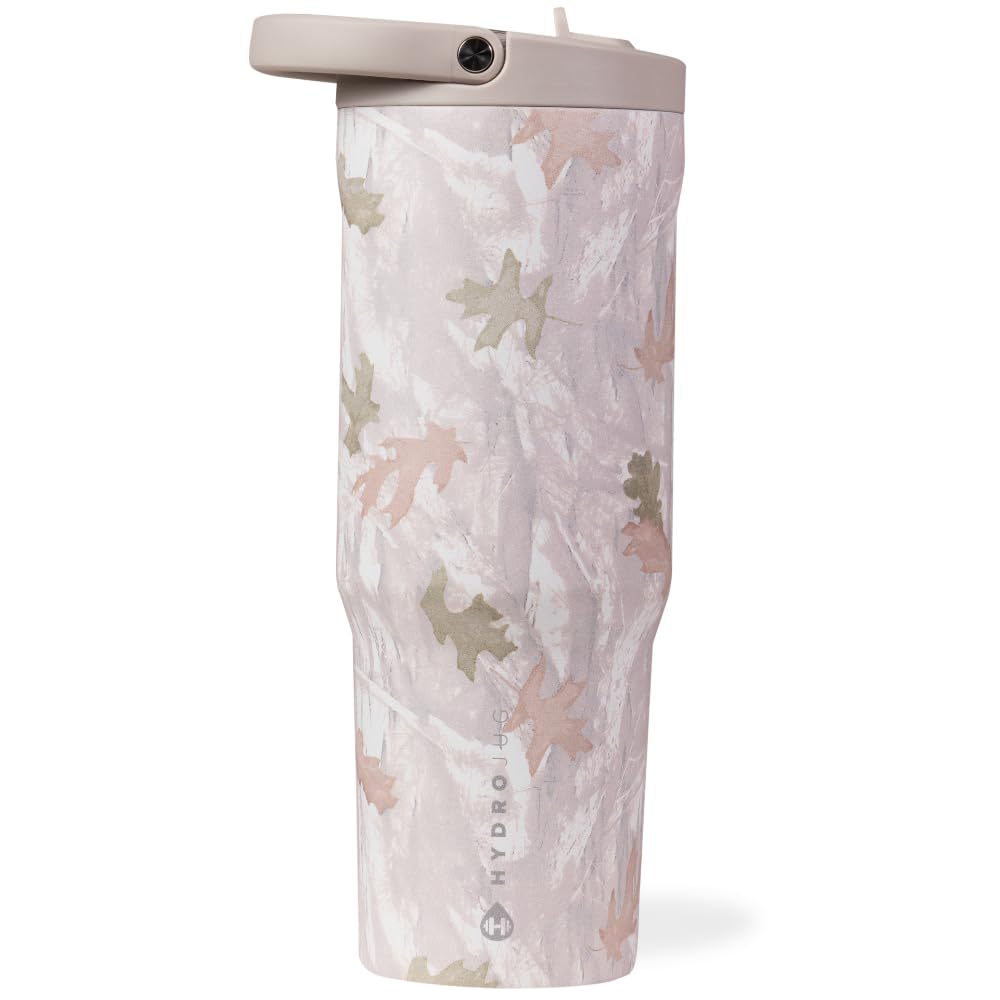 HydroJug Sport - Stainless Steel Tumbler with Straw, Vacuum Insulated, 40oz Leakproof Water Bottle, Ergonomic Design, Reusable, Dishwasher Safe, Rubber Base, Durable for Gym or Outdoors, Rodeo