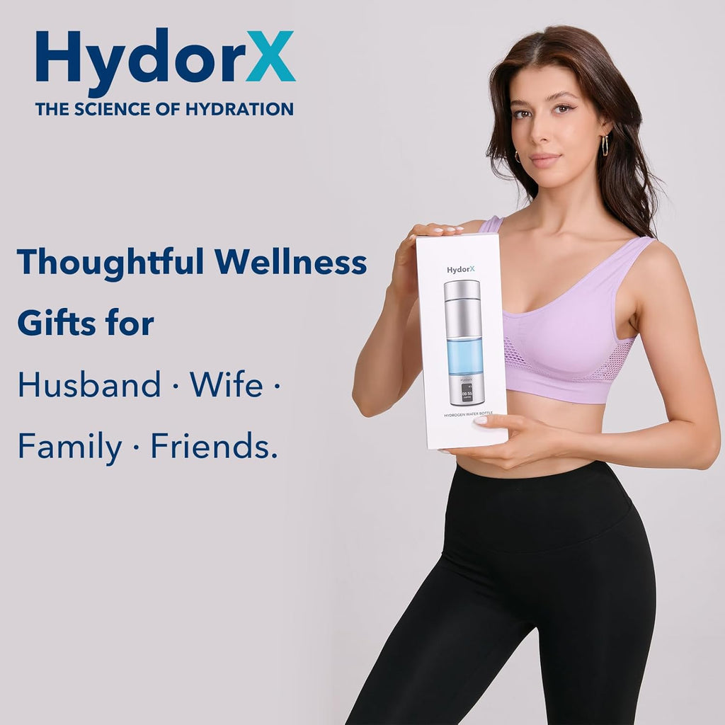 6700PPB Max Hydrogen Water Bottle Generator, 8.3oz Portable Rechargeable Ionizer with SPE/PEM Certified Technology, Leak-Proof Food-Grade for Home Office Travel Fitness & Ideal Gifts