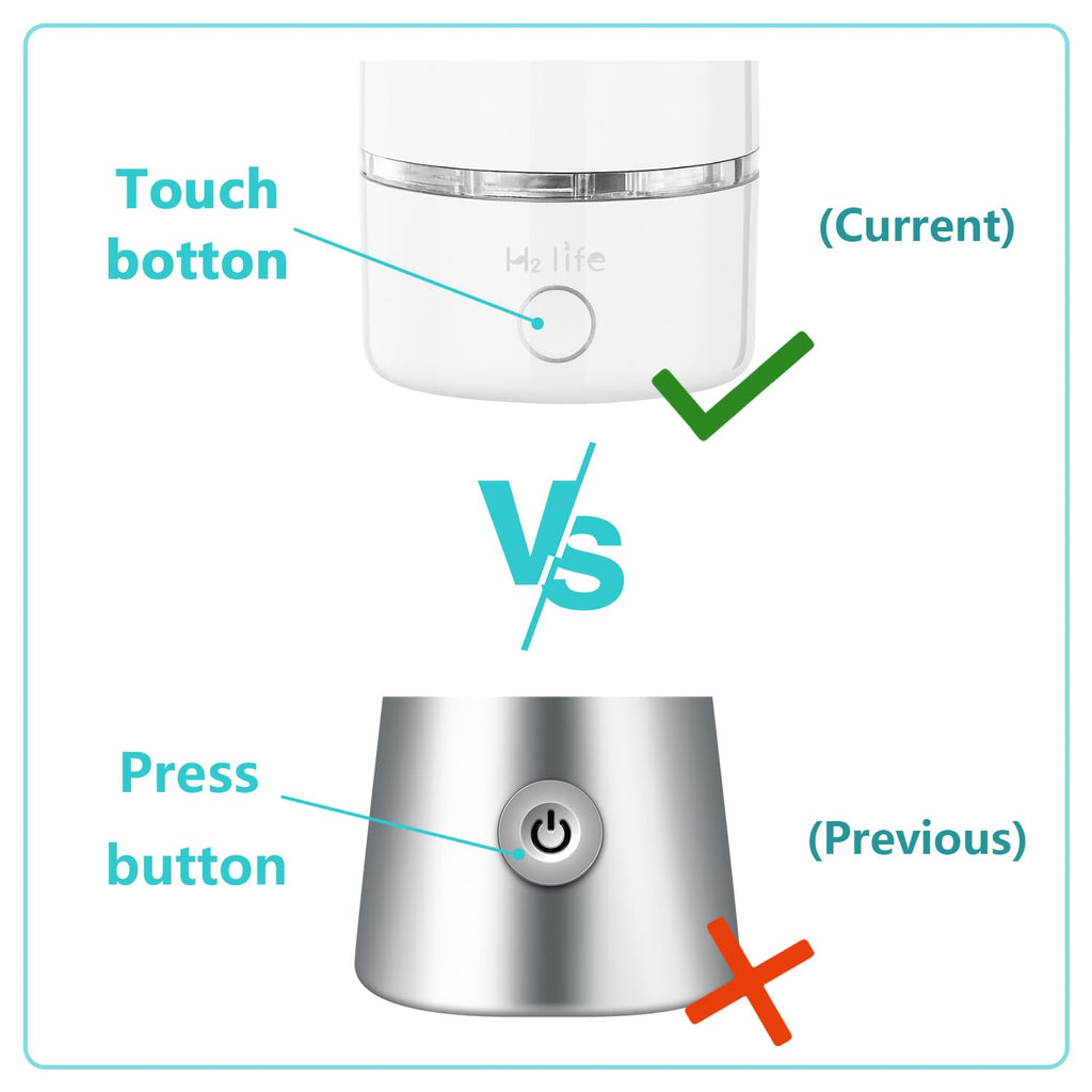 Hydrogen Water Generator, Professional BPA Free Water Bottle 5000PPB Dual Mode Portable Reusable Water Ionizer with SPE and PEM Hydrogen Water Bottle for Sports Hiking Travel Fitness