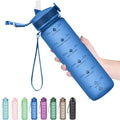 Hyeta 32oz Water Bottles with Straw - Stay Motivated and Hydrated with Convenient Times to Drink Markings, Durable, Leak-proof