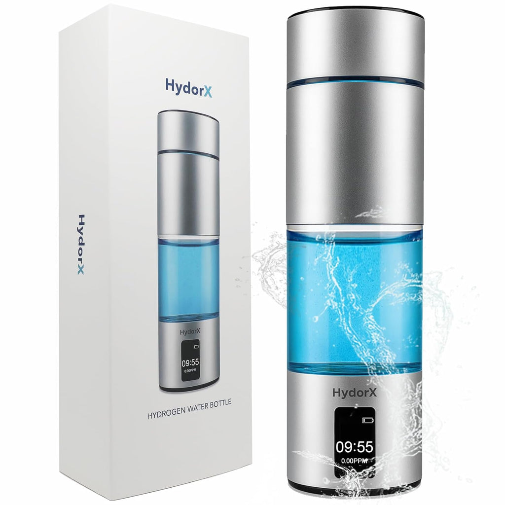 6700PPB Max Hydrogen Water Bottle Generator, 8.3oz Portable Rechargeable Ionizer with SPE/PEM Certified Technology, Leak-Proof Food-Grade for Home Office Travel Fitness & Ideal Gifts