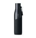 LARQ Bottle Movement Filtered - Lightweight Non-Insulated Stainless Steel Water Bottle BPA Free with Nano Zero Technology and Long-Lasting Filters, White/Pebble, 32oz