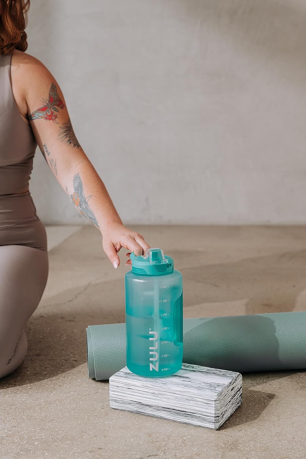 Goals Half Gallon Water Bottle with Straw